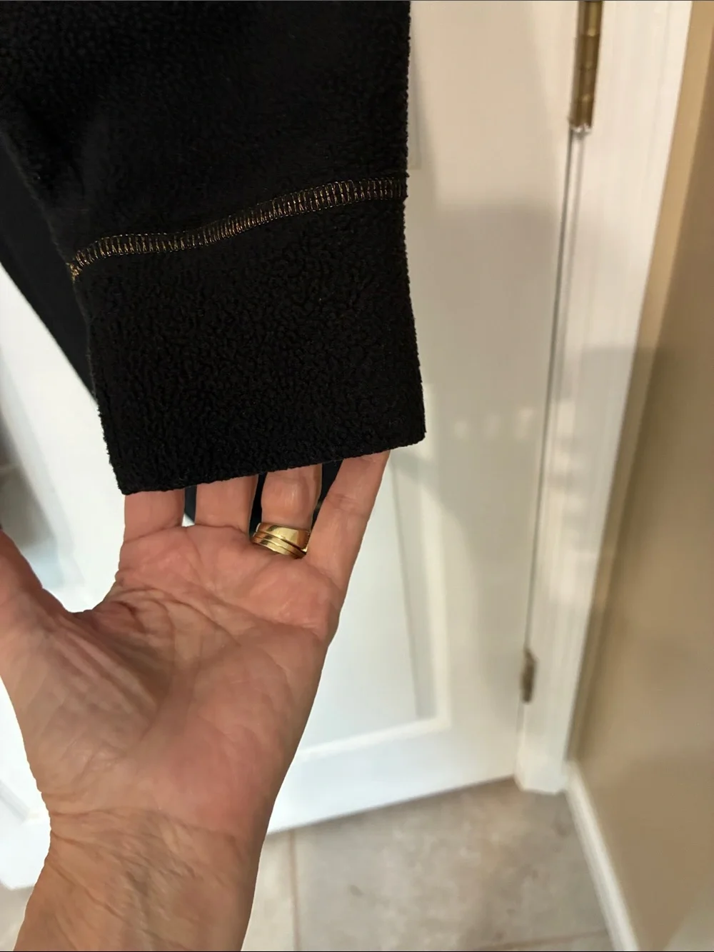 Black w/Gold Stitching Nike Fleece 2pc Set